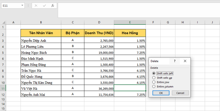 cach-xoa-o-trong-trong-excel-1