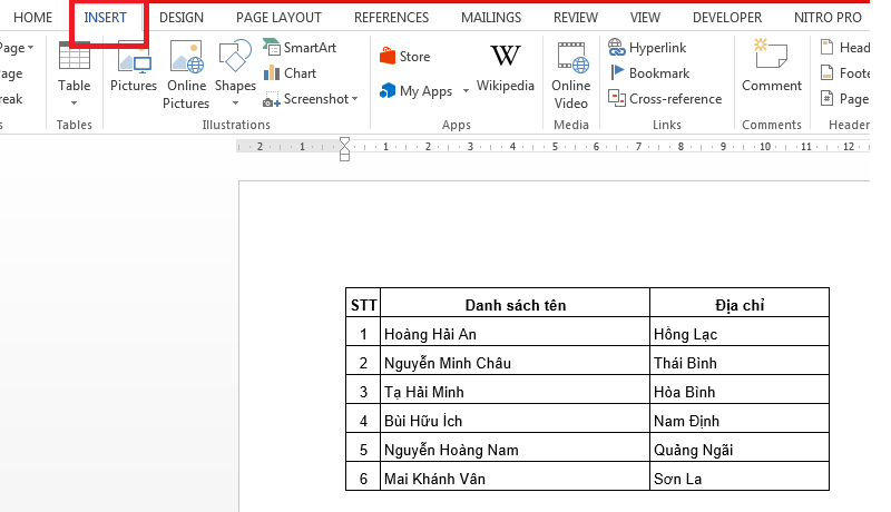 cach-chen-bang-excel-vao-trong-word-2