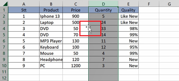 cach-di-chuyen-cot-trong-excel-1