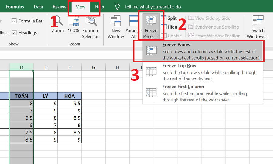 cach-ghim-cot-trong-excel-3