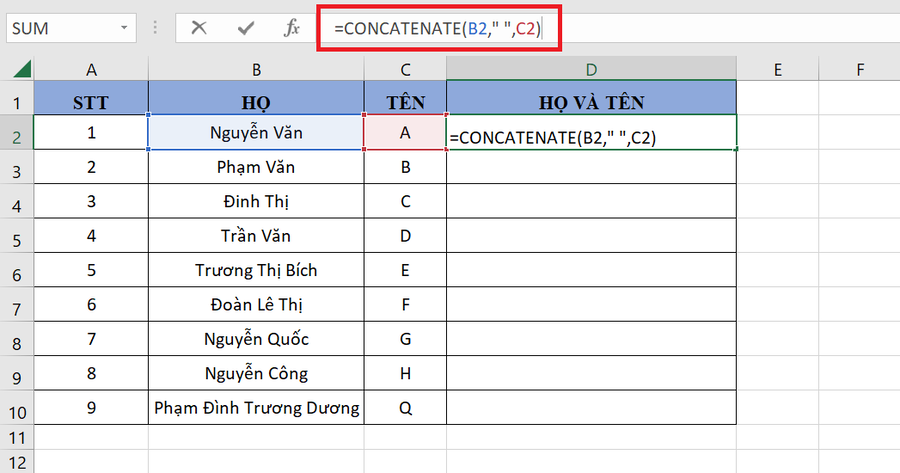 cach-gop-cot-trong-excel-4