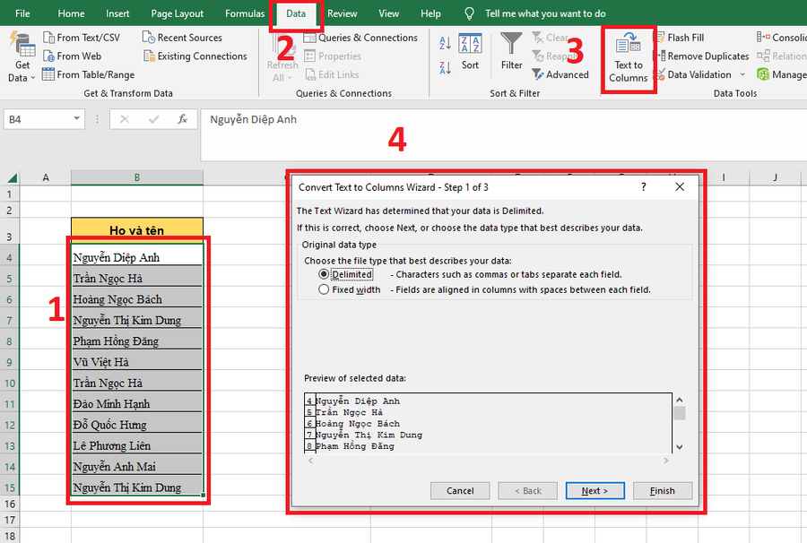 cach-tach-ho-ten-trong-excel-4