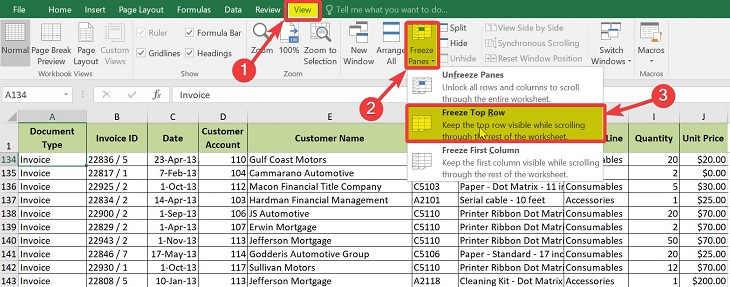 ghim-hang-trong-excel-1
